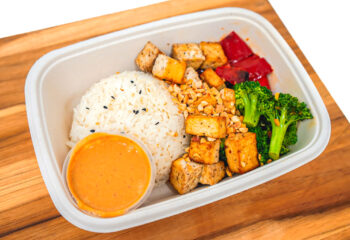 Vegan - Peanut Tofu Bowl Vegan - Peanut Tofu Bowl