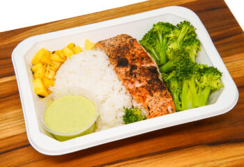 Seafood - Blackened Salmon w/ Green Sauce Seafood - Blackened Salmon w/ Green Sauce